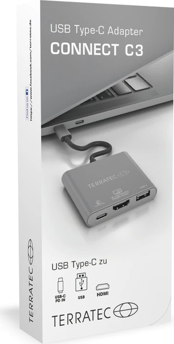 TerraTec Connect C3, USB-C 3.0 [Stecker]