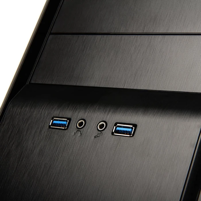 SilverStone Precision PS09 schwarz, schallgedämmt