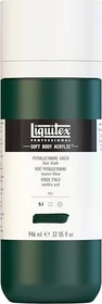 Liquitex Professional Soft Body Acrylic phthalocyanine green blue shade, 946ml
