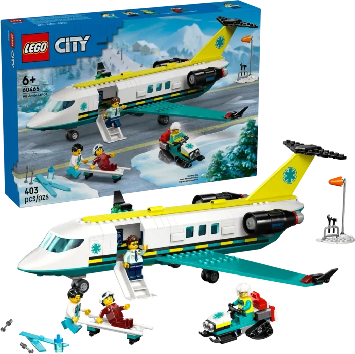 LEGO CITY 60465 Notfall-Ambulanz-Flugzeug (60465)