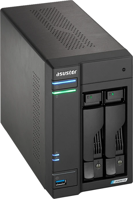 Asustor Lockerstor 2 Gen2 AS6702T, 4GB RAM, 2x RJ-45 2.5GBase-T, 2x USB-A 3.1