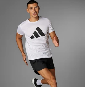 adidas Run It Laufshirt kurzarm weiß (Herren)
