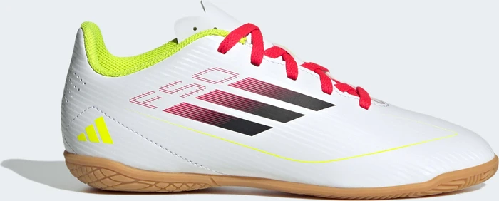 adidas F50 Club IN ftwr white/core black/solar yellow (Junior)