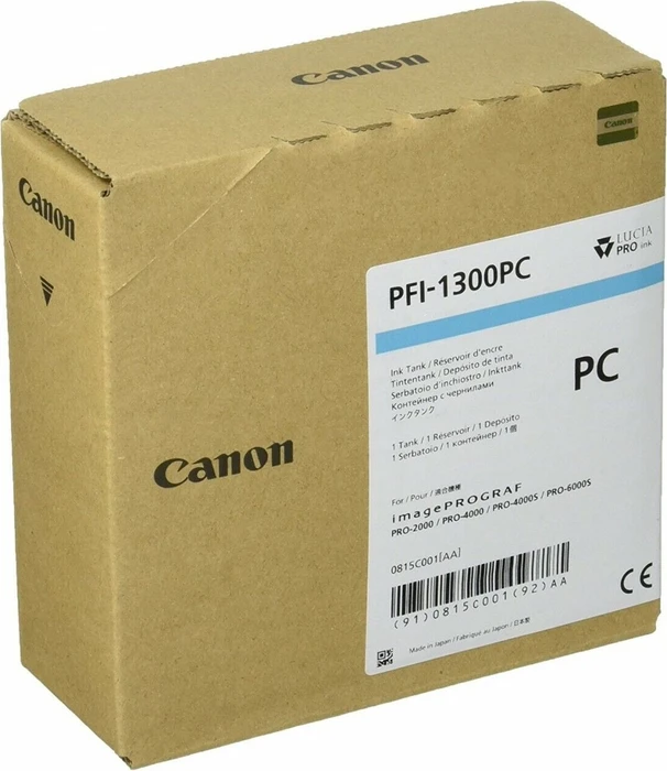 Canon Tinte PFI-1300PC cyan photo