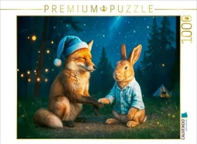 Calvendo Fuchs und Hase sagen sich gute Nacht