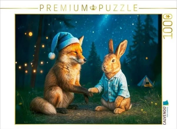 Calvendo Fuchs und Hase sagen sich gute Nacht