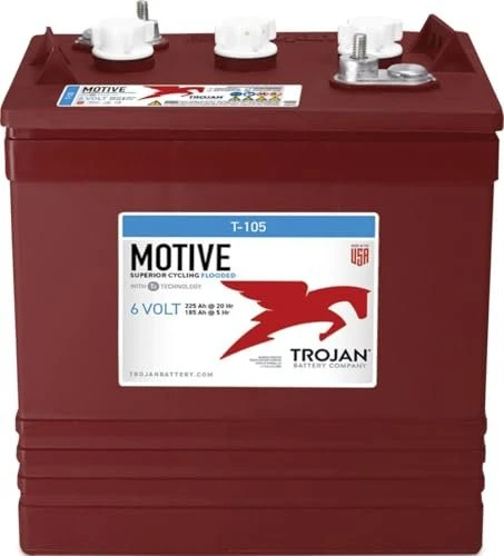 Trojan T-105 Deep Cycle Traktionsbatterie 6V 225Ah ELPT
