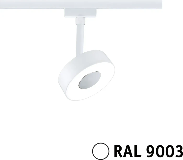 Paulmann URail Circle Schienensystem LED Spot 5W signalweiß, 1 Stück
