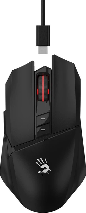 A4Tech Bloody R36 Ultra Dual Mode Wireless Gaming Mouse, schwarz, USB