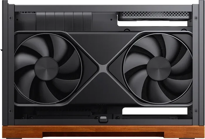 Jonsbo T9 Black, schwarz/braun, PCIe 5.0 Edition, Mini-ITX