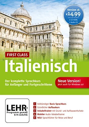 Digital Publishing First Class Sprachkurs Italienisch 16.0 (deutsch) (PC)