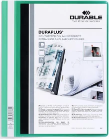 Durable Duraplus Schnellhefter, A4, grün/transparent