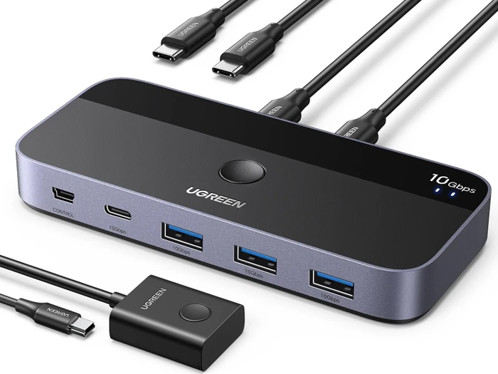 Ugreen USB-C 3.1 Switch, 2 In, 4 Out
