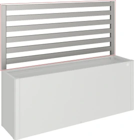 Biohort Rankgitter 201x4x91cm für Hochbeet quarzgrau-metallic