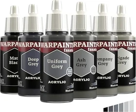 Army Painter Warpaints Fanatic Flexible Triad Black & Greys Farbset, 6-tlg.
