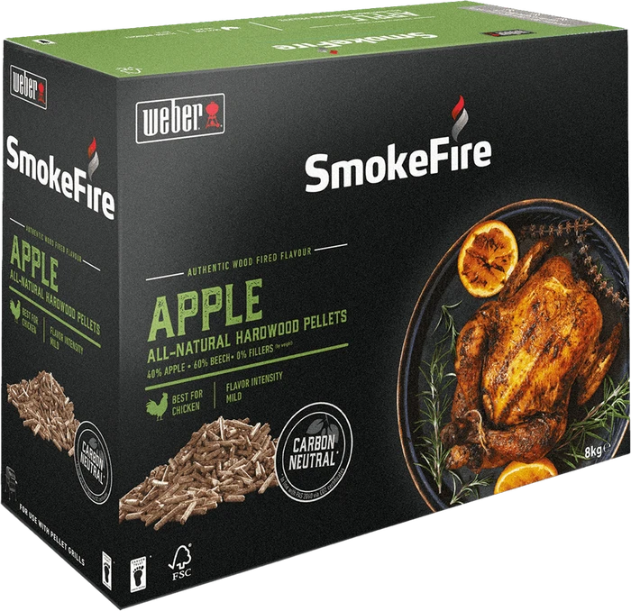 Weber SmokeFire Räucherpellets Apfelholz, 8kg