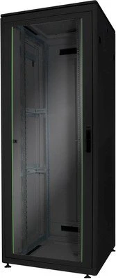 Digitus Professional Unique Serie Serverschrank 32HE, Sicherheitsglastür, IP2X, schwarz, 800mm tief