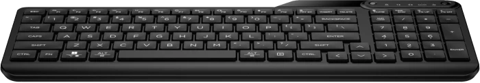 HP 475 Dual-Mode Wireless Keyboard, Jet Black, USB/Bluetooth, DE