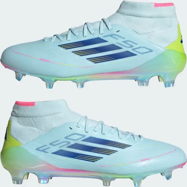 adidas F50 Elite Mid-Cut FG almost blue/semi lucid blue/semi solar yellow (Damen)