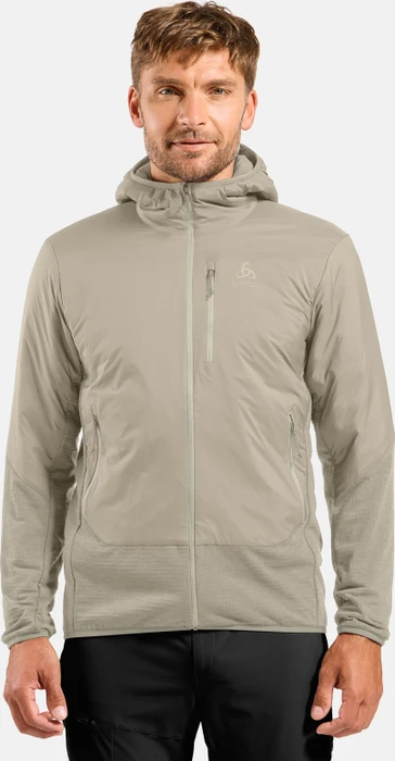 Odlo Ascent Wool Insulated Hybrid Funktionsjacke agate gray (Herren)