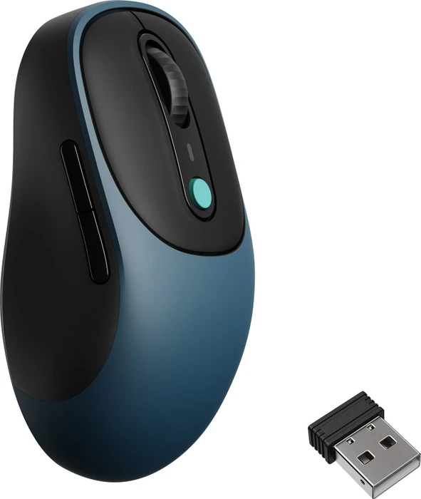 Keychron BM24 Wireless Mouse Space Gray schwarz/grau, USB/Bluetooth