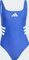adidas 3-Streifen U-Back Badeanzug semi lucid blue/white (Damen) Vorschaubild