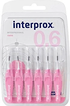 Dentaid Interprox Interdentalbürste nano rosa, 6 Stück