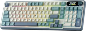 RK Royal Kludge S98, Sky Blue, 96%, hot-swap, RK Silent Purple, USB/Bluetooth, US
