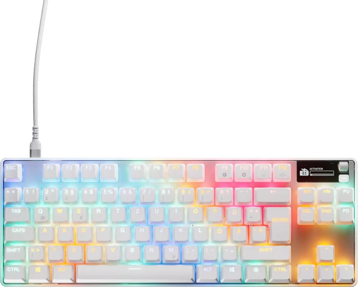 SteelSeries Apex Pro TKL Gen 3, weiß, OmniPoint 3.0, USB, DE