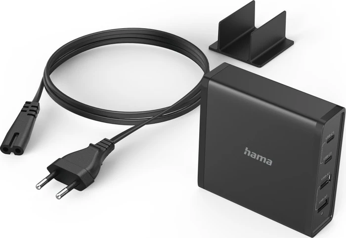 Hama Universal-USB-C-Ladestation 4-fach Power Delivery (PD) schwarz