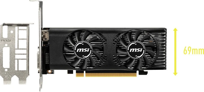 MSI GeForce GTX 1650 4GT LP OC, 4GB GDDR5, DVI, HDMI