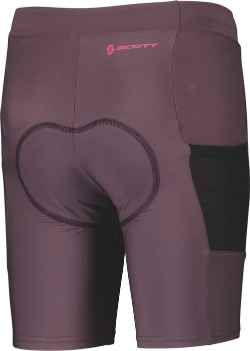 Scott Shorts Fahrradhose kurz dark purple/carmine pink (Junior)