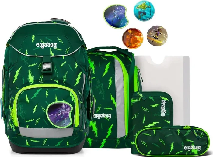 Ergobag Pack Bärtastisch 2025 Schulrucksack-Set, 6-tlg.