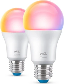 WiZ Colors LED Birne 8.5W E27 A60, 2 Stück