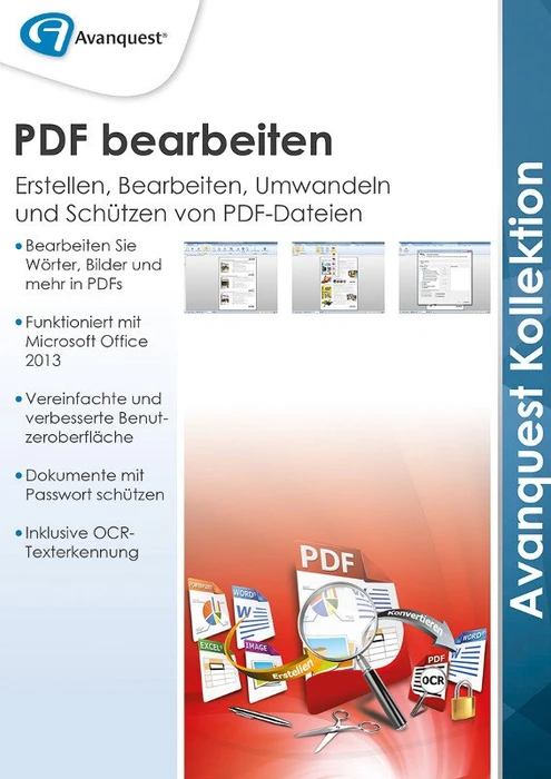 Avanquest PDF bearbeiten (deutsch) (PC)