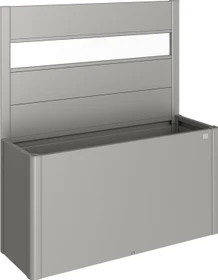 Biohort Sichtschutz mit Lichtpaneel 102x4x91cm für Hochbeet quarzgrau-metallic