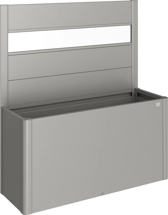 Biohort Sichtschutz mit Lichtpaneel 102x4x91cm für Hochbeet quarzgrau-metallic