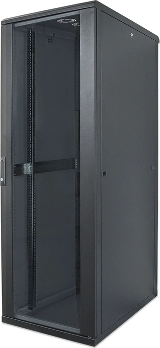 Intellinet 19" Netzwerkschrank 26HE, Sicherheitsglastür, IP20, schwarz, 600mm tief