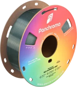 Polymaker Panchroma Silk PLA, Gunmetal, Spule, 1.75mm, 1.00kg