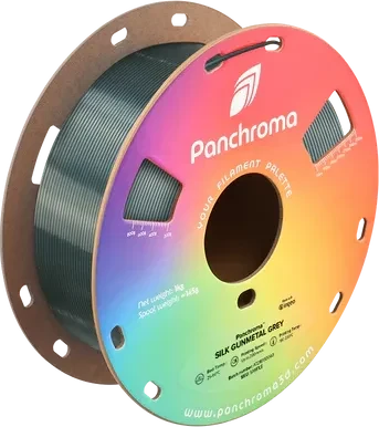 Polymaker Panchroma Silk PLA, Gunmetal, Spule, 1.75mm, 1.00kg