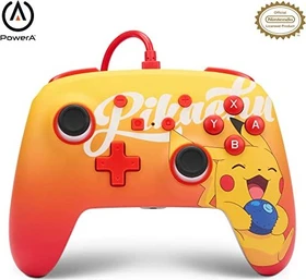 PowerA Enhanced Wired Controller Oran Berry Pikachu (Switch)