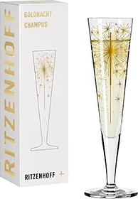 Ritzenhoff Goldnacht Champagnerglas von Petra Mohr 205ml