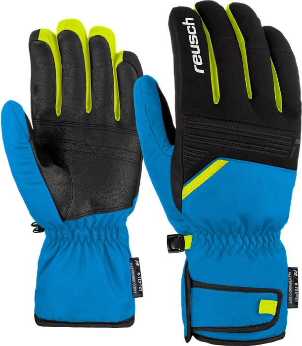 Reusch Bradley R-Tex XT Skihandschuhe brill blue/black/safety yellow