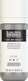Liquitex Professional Soft Body Acrylic iridescent rich silver, 237ml