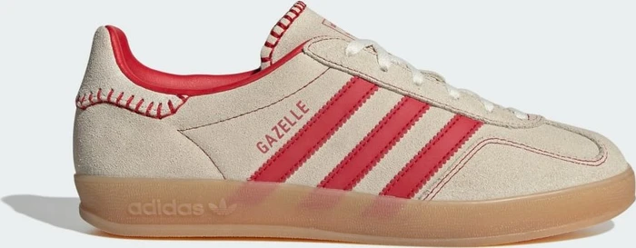 adidas Gazelle Indoor beige/better scarlet/cream white (Damen)