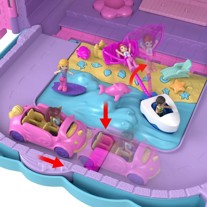 Mattel Polly Pocket - Urlaub im Rollkoffer