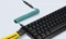 Wooting Premium Cable Set, USB-C/USB-A, Tastaturkabel (Spiral-Textilkabel), Cyber Teal Vorschaubild
