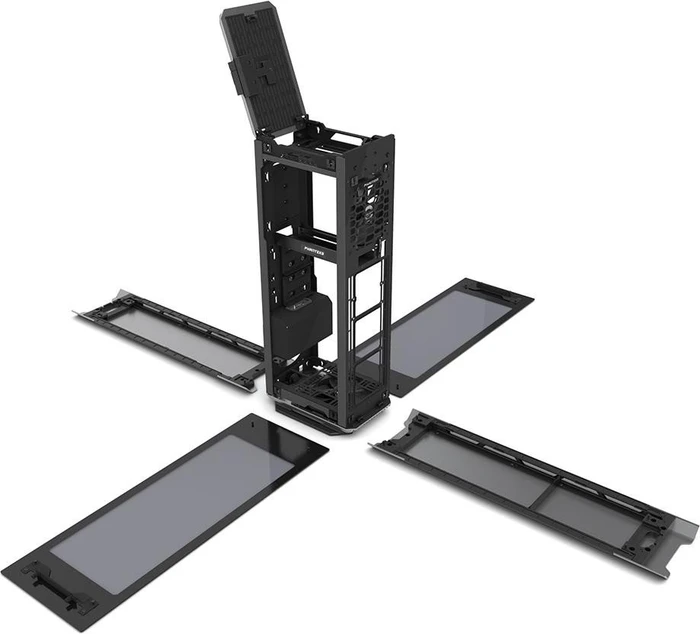 Phanteks Evolv Shift X anthrazit, Glasfenster, Mini-ITX