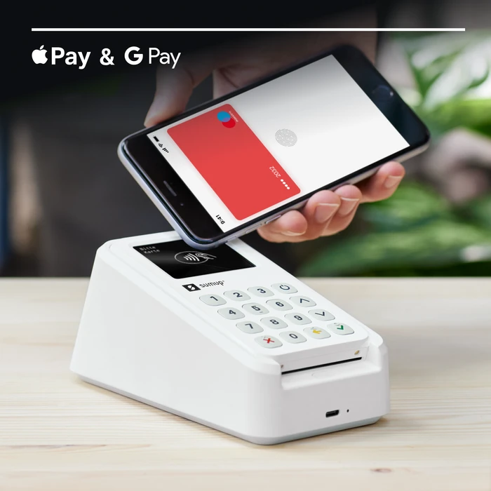 SumUp 3G+WIFI Bezahlterminal weiß, Payment Kit inkl. Bondrucker