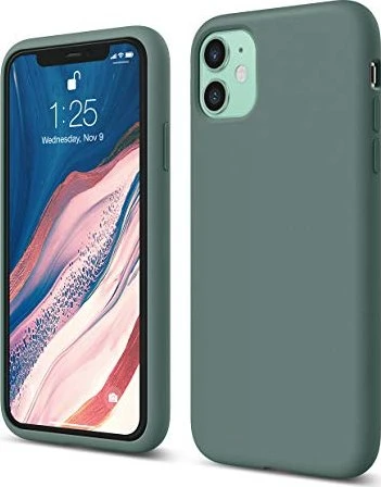 Elago Silicone Case für Apple iPhone 11 midnight green